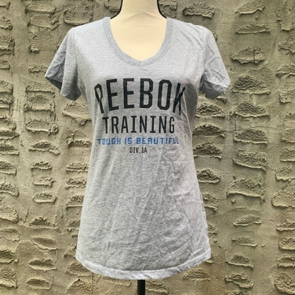 Reebok Gray Training T-Shirt - Picture 1 of 2